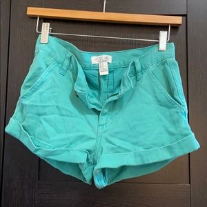 Forever 21 teal shorts